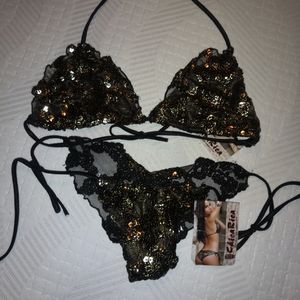 NWT Chica Rica Sexy Swimwear